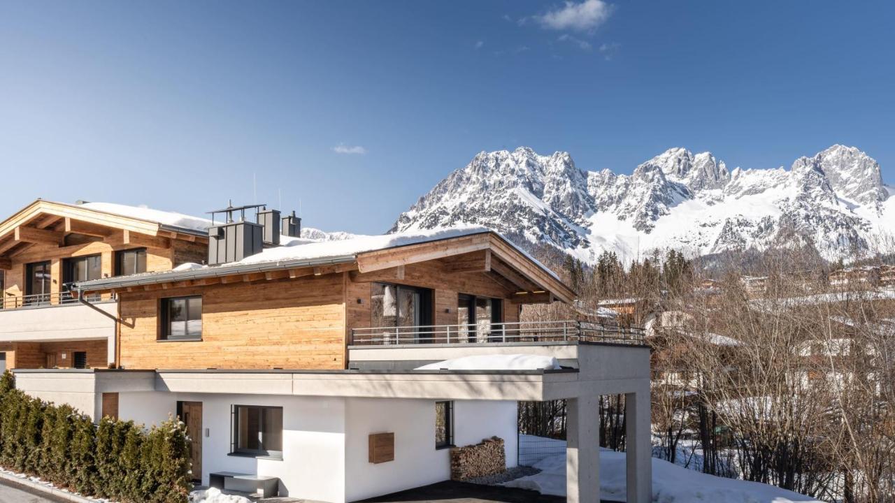 Geniessen Sie Bergblick & Sauna Im Modernen Chalet Going am Wilden Kaiser Zewnętrze zdjęcie