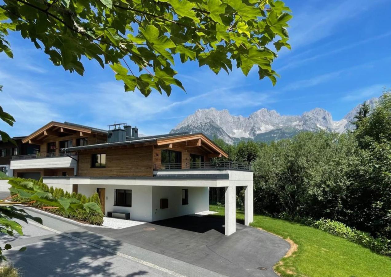 Geniessen Sie Bergblick & Sauna Im Modernen Chalet Going am Wilden Kaiser Zewnętrze zdjęcie