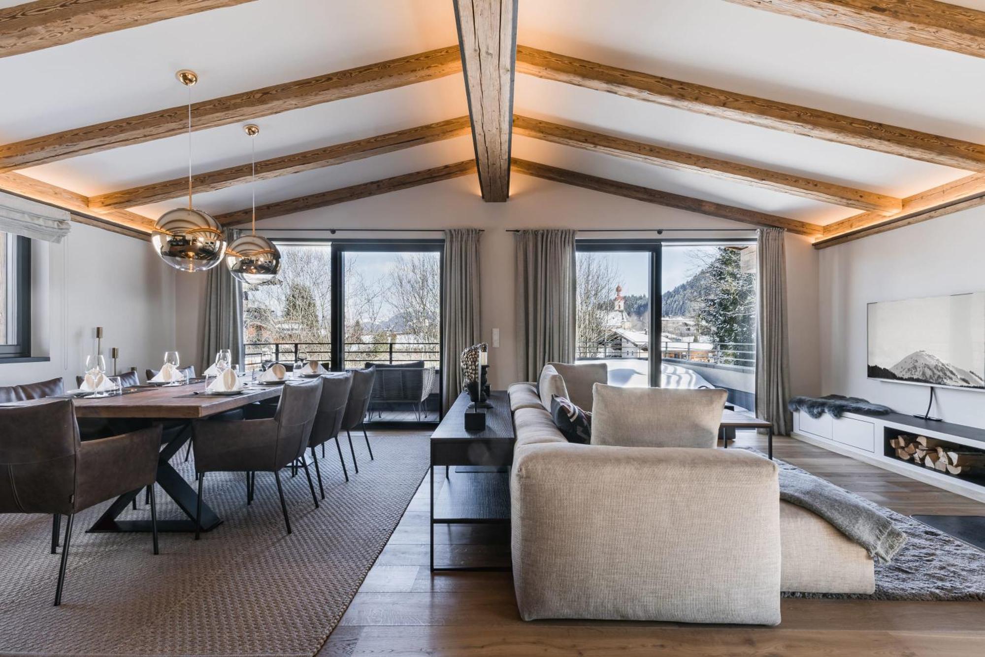Geniessen Sie Bergblick & Sauna Im Modernen Chalet Going am Wilden Kaiser Zewnętrze zdjęcie